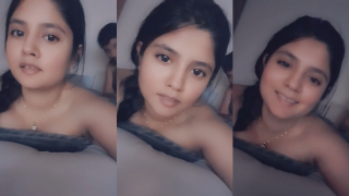 Cute Girl’s Post-Fuck Glow Smile Under Blanket