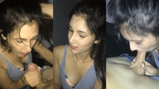 Sexy Indian Girl Steamy Blowjob Handjob Show