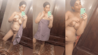 Indian Girl’s Post-Bath Naked Reveal