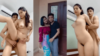 North East Couple Flexible Girl Lifts Leg Guy Fucks From Behind