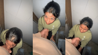 Punjabi Boy Cousin Sister Toilet Blowjob Cum Show