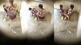 Hidden Cam Records Village Couple Erotic Sex While on Phone Call