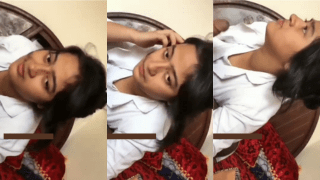 Annoyed College Girl Reluctant Handjob on Camera