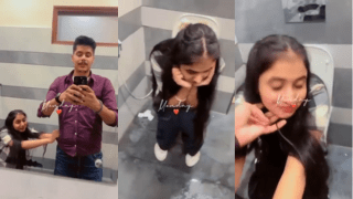 Dirty Guy Records Girl Trying To Pee After Hard Fuck