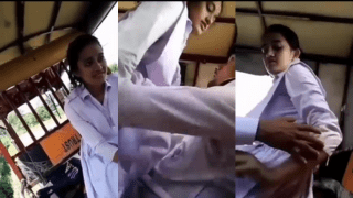 College Lovers Part 2 – She Rides In Rickshaw Panties Off