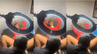 Slutty Girl Gets Pussy Tattoo and Moans In Pain & Pleasure