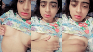 Horny Petite Teasing Nipples Breathing Heavy on Cam