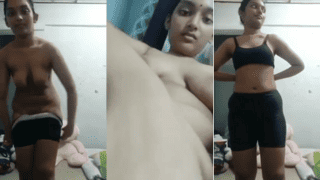 Slutty Bengali Girl On Live Call Strips Naked Spreads Pussy Fingers Deep
