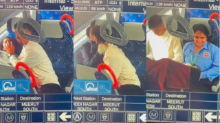 Delhi-Meerut Metro Couple’s Viral MMS Full Video Caught on CCTV