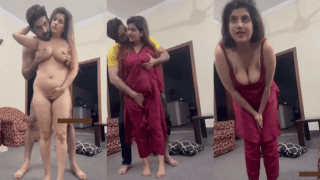 Morning Sex Amateur Couple – From Behind Tease To Handjob Pinch