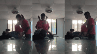Horny Corporate Guy Fucks Office Maid On Table After Shift