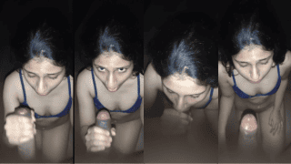 Cute Indian Girl Deep Throat Outdoor & Cum Lick – Public Seduction
