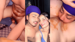 Horny Punjabi Guy Eats Sexy GF Pussy with Chocolate – Devours Pink Pussy