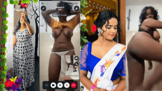 Exotic South Indian Woman With Panties In Mouth Bathroom Masturbation Live