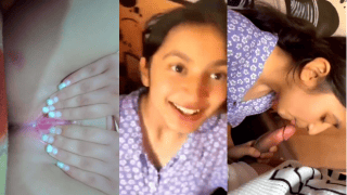 Just Turned 18 Petite Slut First Nude Show & Steamy Blowjob