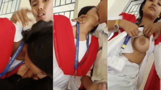 Cute Assam College Couple Take A Break From Studies – Blowjob, Smooch & Boob Sucking