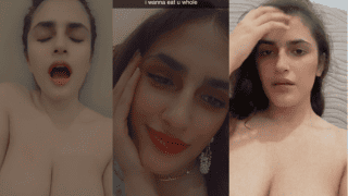 Beautiful Big Busty Indian Girl Sends Multiple Nude & Masturbation Videos to Lover