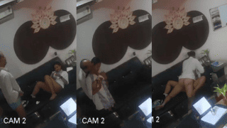 CCTV Captures Tharki Buddah Boss Taking Advantage Of Young Secretary