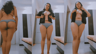Sexy Busty Cheating Wife Teases Husband’s Friend With Her Body