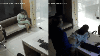 CCTV Captures Dirty Boss Fucking His First Woman Employee Of The Day On His Table