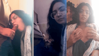Nerdy College Girl In Glasses Turns Into Wild Slut For Backbencher Boyfriend