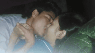 Cute Young Desi Couple Lost In Romantic Passionate Smooching