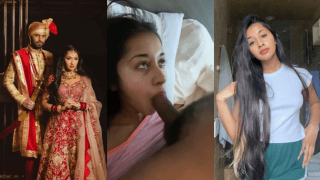 Hot South Indian Wife Gives Deepthroat Farewell Blowjob Before Going Abroad For Job