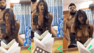 Kinky Desi Couple Records Their Hot Mirror Doggy Fuck With Intense Orgasmic Expressions
