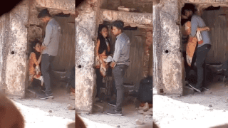 Loving Desi Couple Secretly Recorded Making Out At Abandoned Site – Juicy Blowjob & Standing Fuck