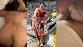 Dignified Indian Aunty Turns Into Complete Dick-Hungry Cum Guzzler For Young Dick