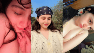 Gorgeous Milky White Indian Baby Gives Sensual Strip Show For Lover – New MMS Leak