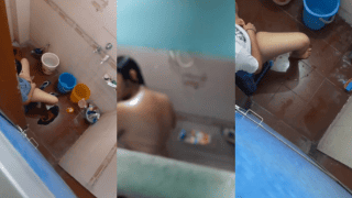 Shaitaan Chota Bhai Records Elder Sister Masturbating In Bathroom Before Taking Shower