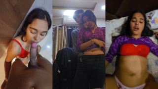 Shy Gentle Indian Girlfriend Surrenders Passionately To Boyfriend’s Touch