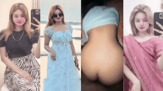 Beautiful South Indian Girl With Blonde Hair Looks Like A Doll But Struggles With Big Dick