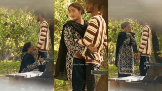 Hawasi Desi Girl Drops The Shy Act And Takes Dick Standing In The Park After Sucking It Good