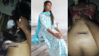 Shy South Indian Wife Feels Sick Sucking Her Husband’s Cock But Still Bends Over In White Gajra To Obey