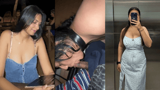 Gorgeous Tough Desi Babe Drops To Her Knees And Becomes Her Sugar Daddy’s Belt-Choked Cum Dump